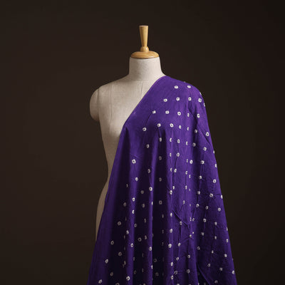 Kutch Bandhani Tie-Dye Pure Mul Cotton Fabric 08