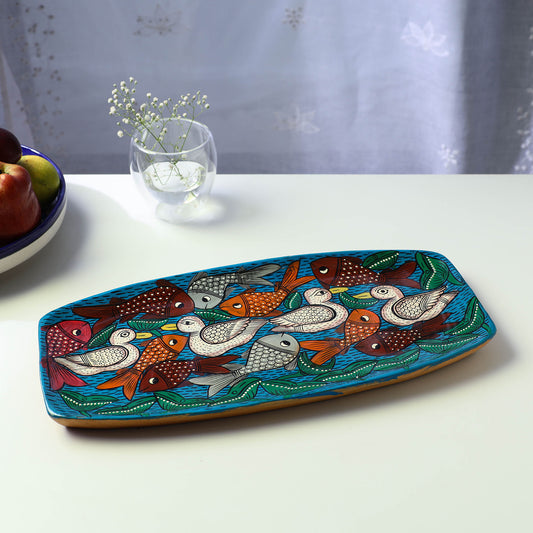 Hand Painted Wooden Tray