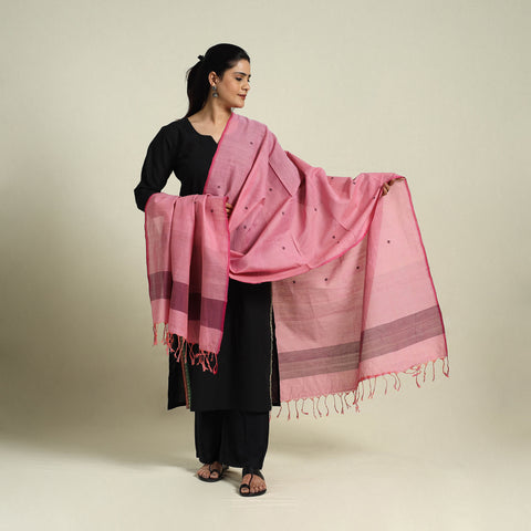 Handloom Cotton Srikakulam Jamdani Dupatta 09