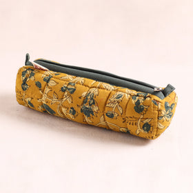 Quilted pencil pouch