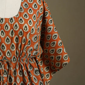 Sanganeri Block Print Cotton Kaftan (Short)