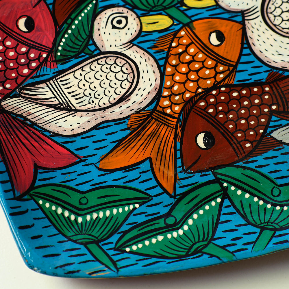 Hand Painted Wooden Tray