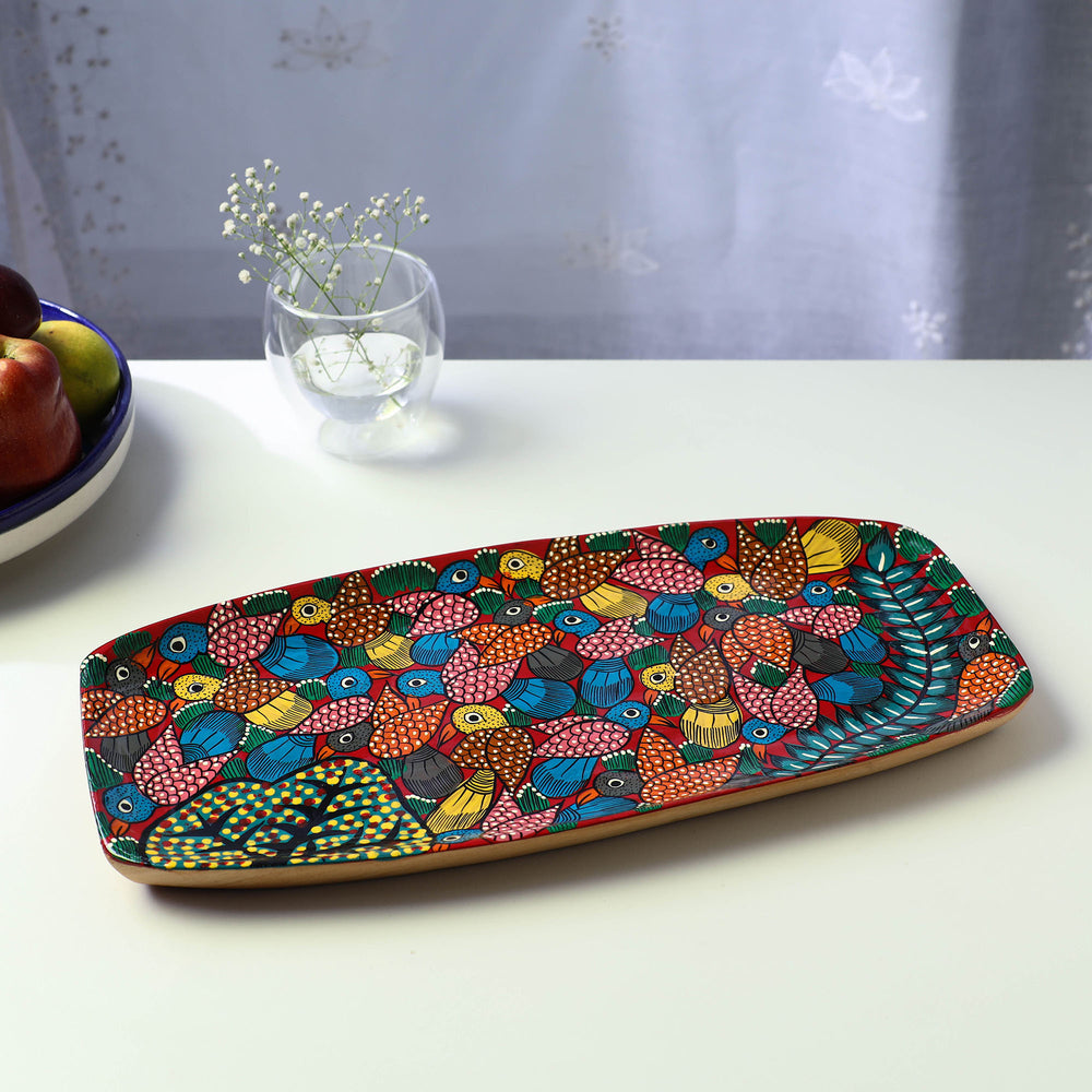 Hand Painted Wooden Tray