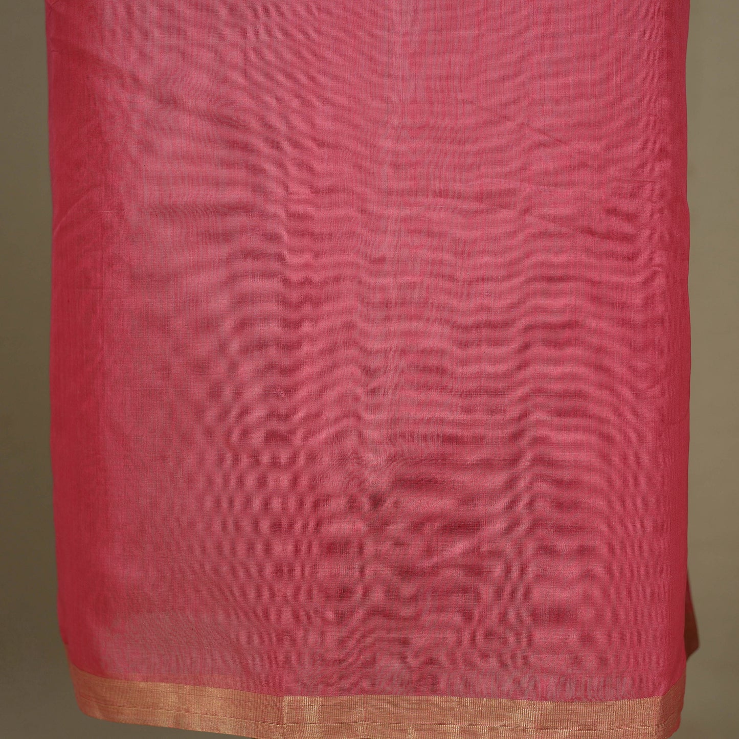 Pink - 2pc Handloom Unstitched Chanderi Silk Dress Material 