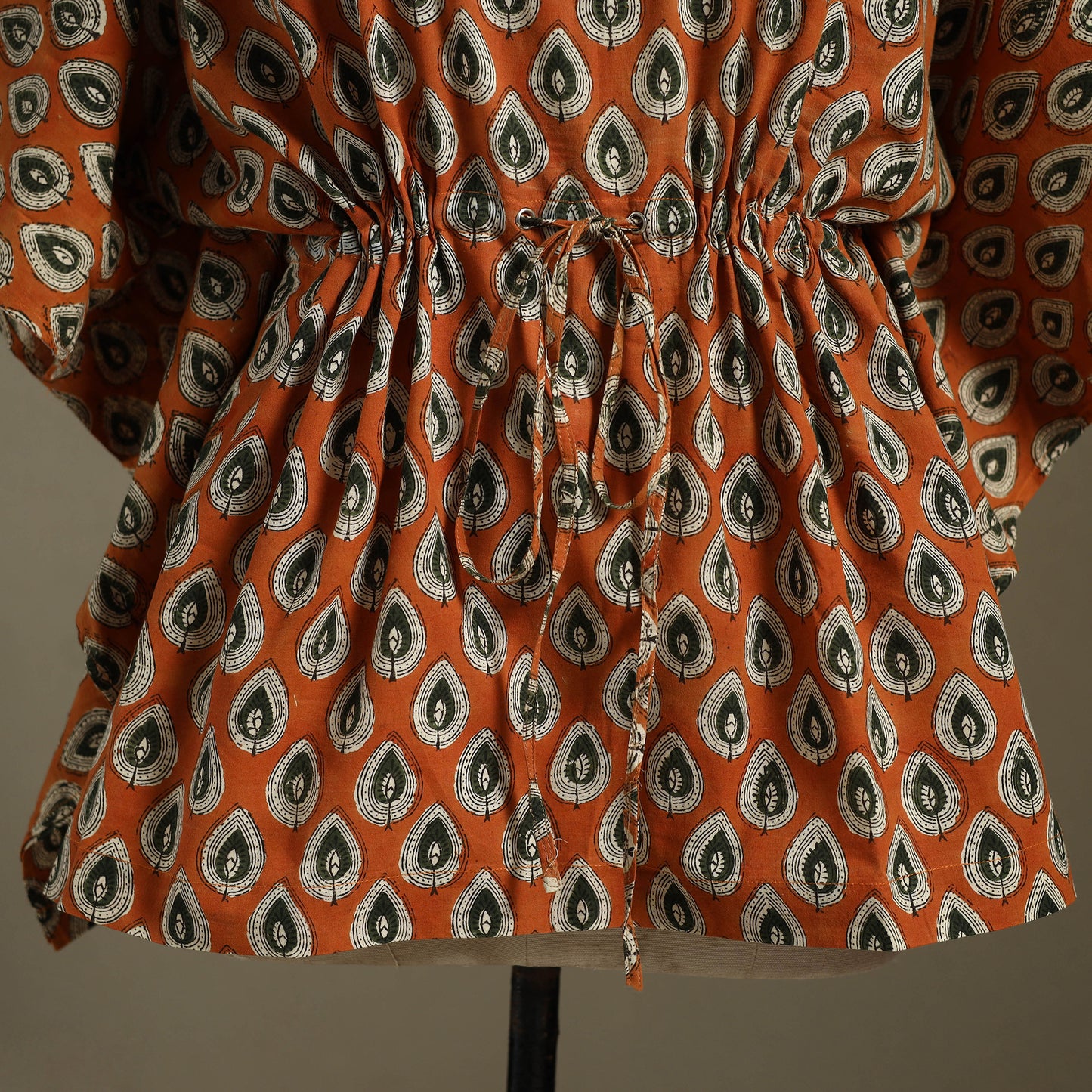 Sanganeri Block Print Cotton Kaftan (Short)