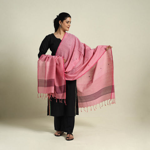 Handloom Cotton Srikakulam Jamdani Dupatta 10