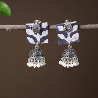 Manvika Handcrafted GS Fabart Jhumki Earrings