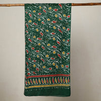 Green - Hand Batik Printed Mul Cotton Stole 48