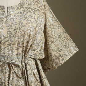 Sanganeri Block Print Cotton Kaftan (Short)