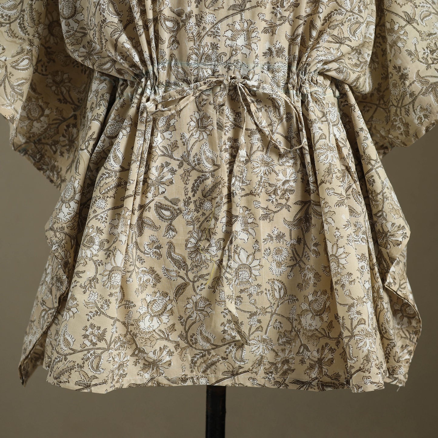 Sanganeri Block Print Cotton Kaftan (Short)