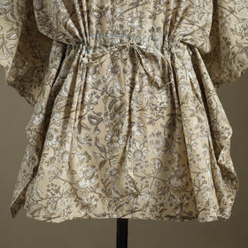Sanganeri Block Print Cotton Kaftan (Short)