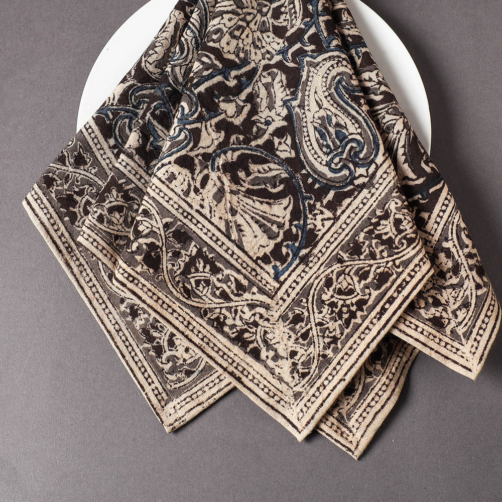 block printed napkins