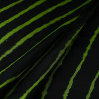 Green - Handloom Chanderi Silk Tie-Dye Leheriya Fabric 24