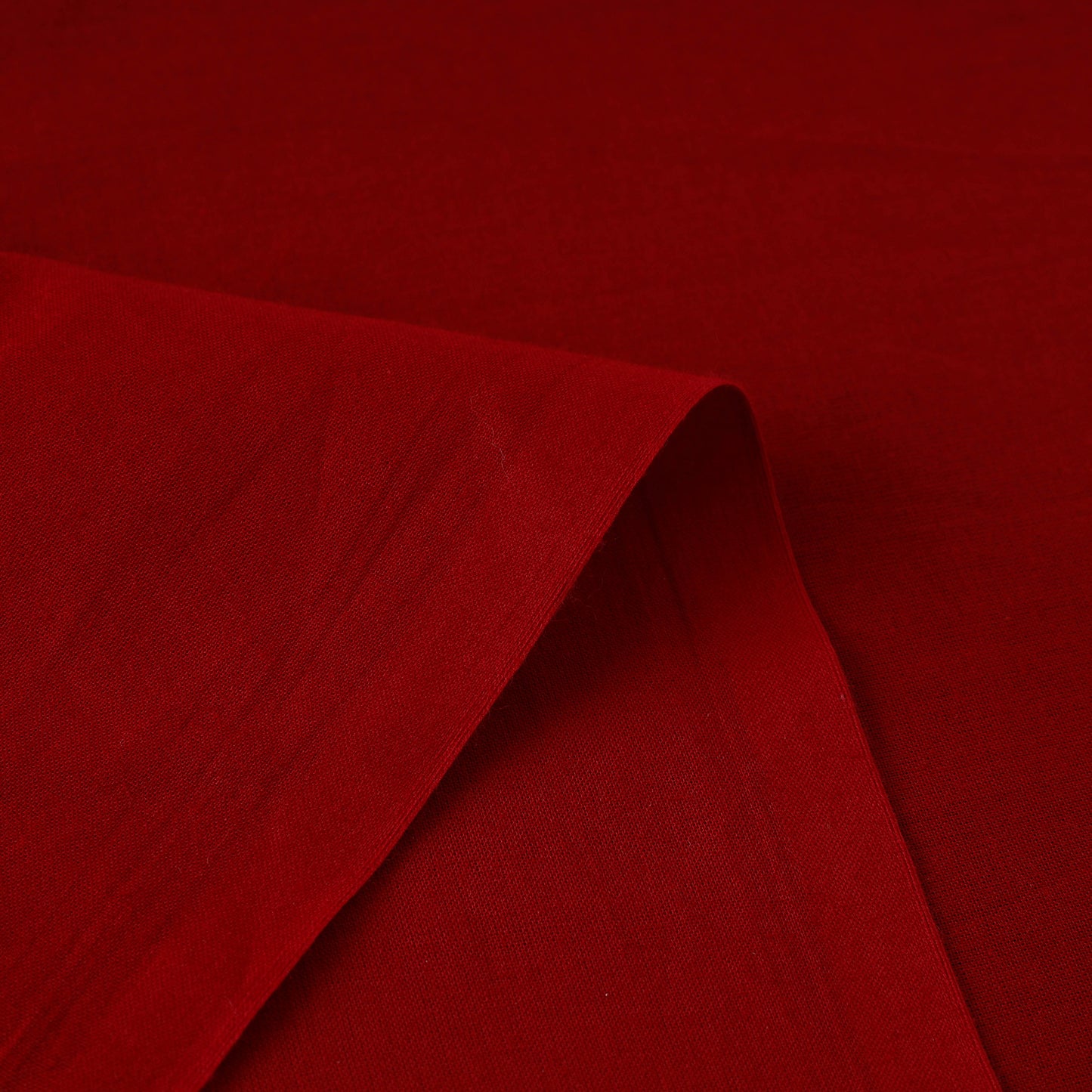 Red - Prewashed Plain Cotton Fabric 59