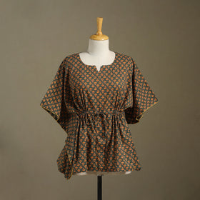 Sanganeri Block Print Cotton Kaftan (Short)