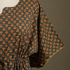 Sanganeri Block Print Cotton Kaftan (Short)