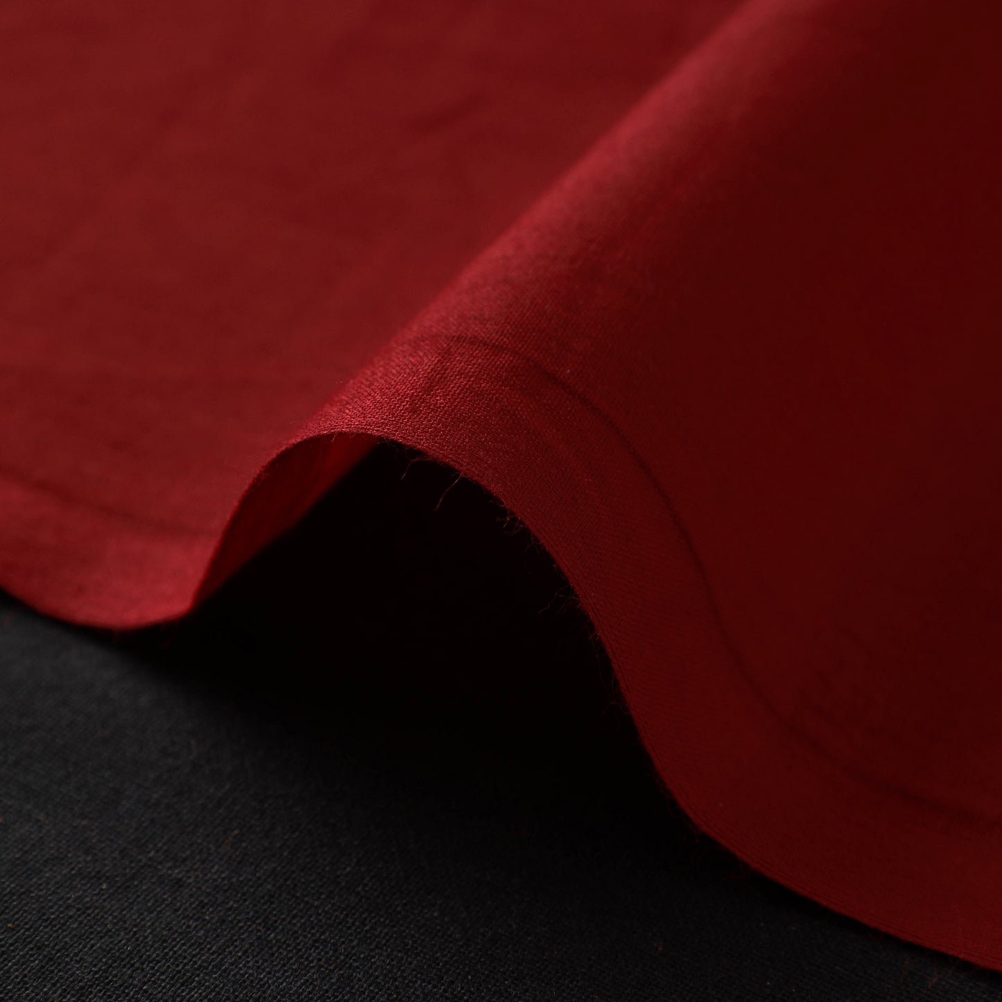 Red - Prewashed Plain Cotton Fabric 02