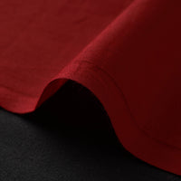 Red - Prewashed Plain Cotton Fabric 02