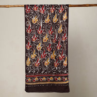 Brown - Hand Batik Printed Mul Cotton Stole 40