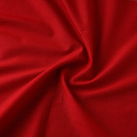 Red - Prewashed Plain Cotton Fabric 59