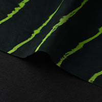 Green - Handloom Chanderi Silk Tie-Dye Leheriya Fabric 24