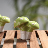 Mushroom - Handcrafted Ceramic Toys (Set of 2)