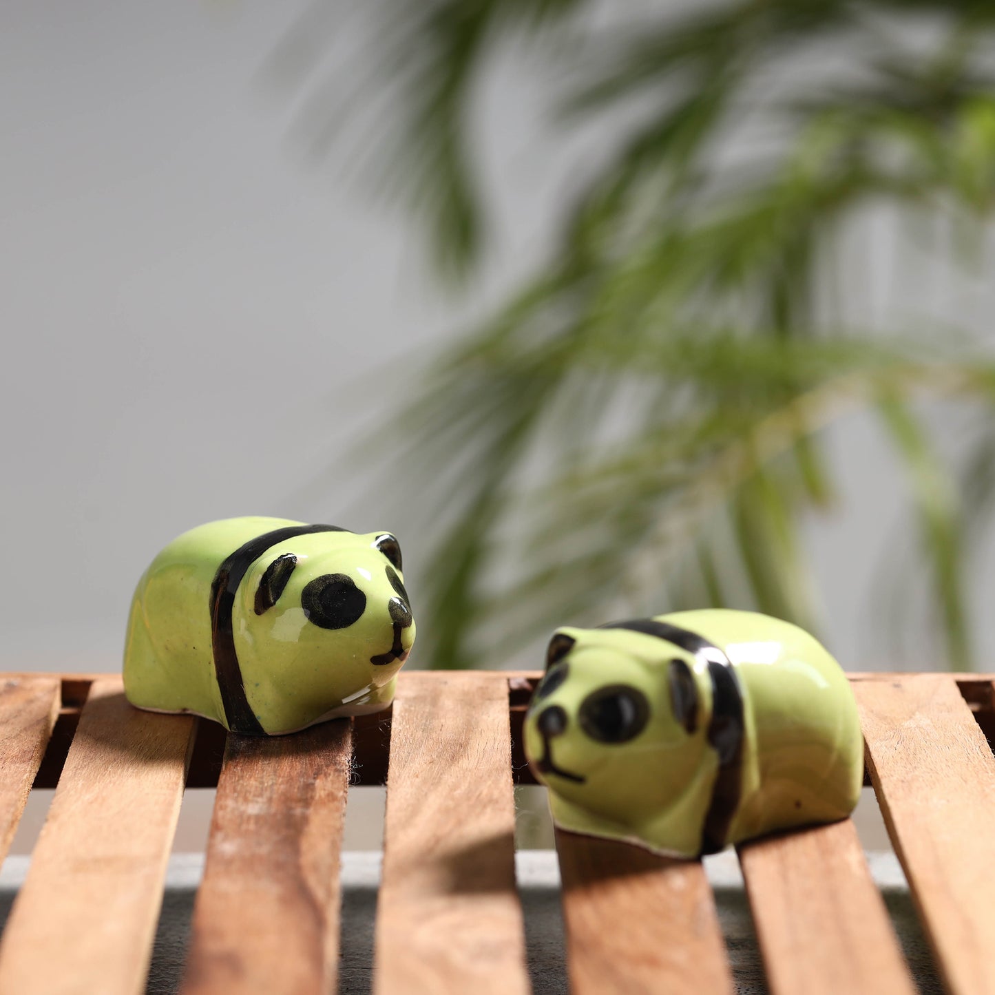 Panda - Handcrafted Ceramic Toys (Set of 2)