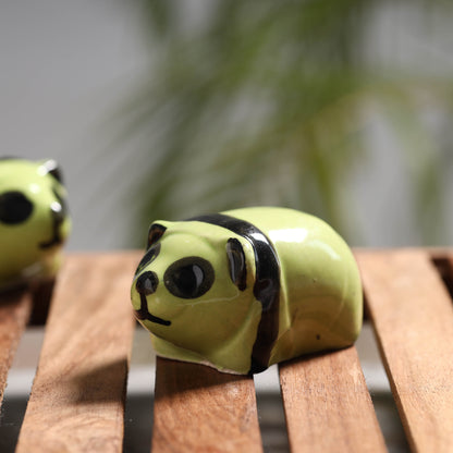 Panda - Handcrafted Ceramic Toys (Set of 2)