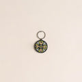 Handpainted Mandala Art Wooden Keychain 95