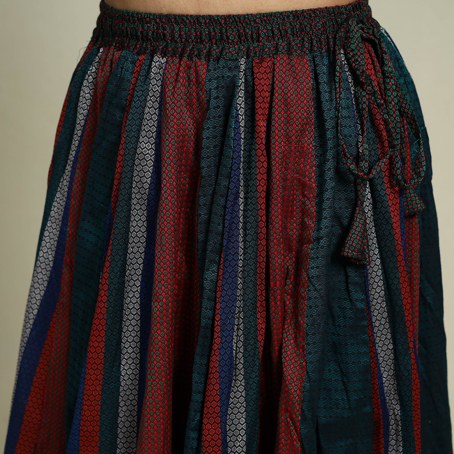 Buy Multicolor Khun Patchwork 24 Kali Cotton Long Skirt