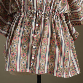 Sanganeri Block Print Cotton Kaftan (Short)