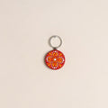 Handpainted Mandala Art Wooden Keychain 97