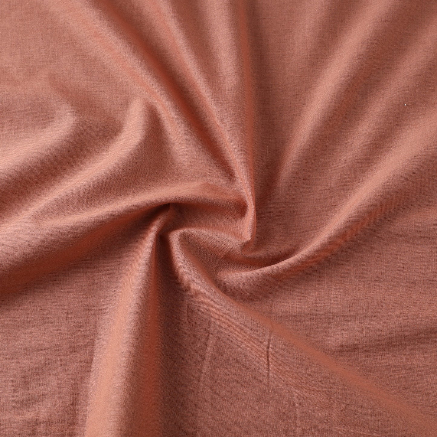 Brown Prewashed Plain Dyed Cotton Fabric