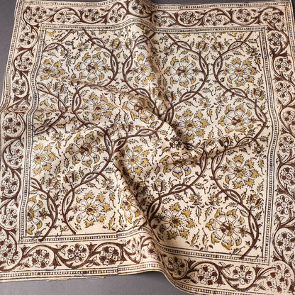 Pedana Kalamkari Block Printed Cotton Napkin (18 x 18 in)