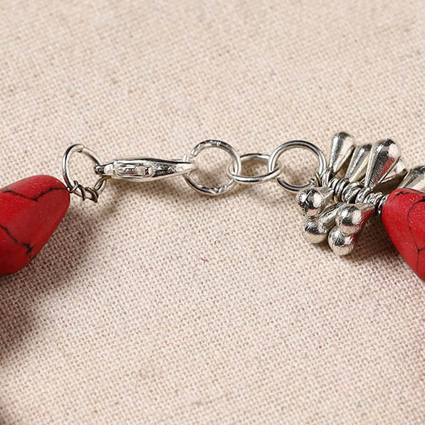 Handmade German Silver Beaded Bracelet 01