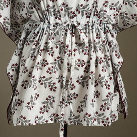 Sanganeri Block Print Cotton Kaftan (Short)