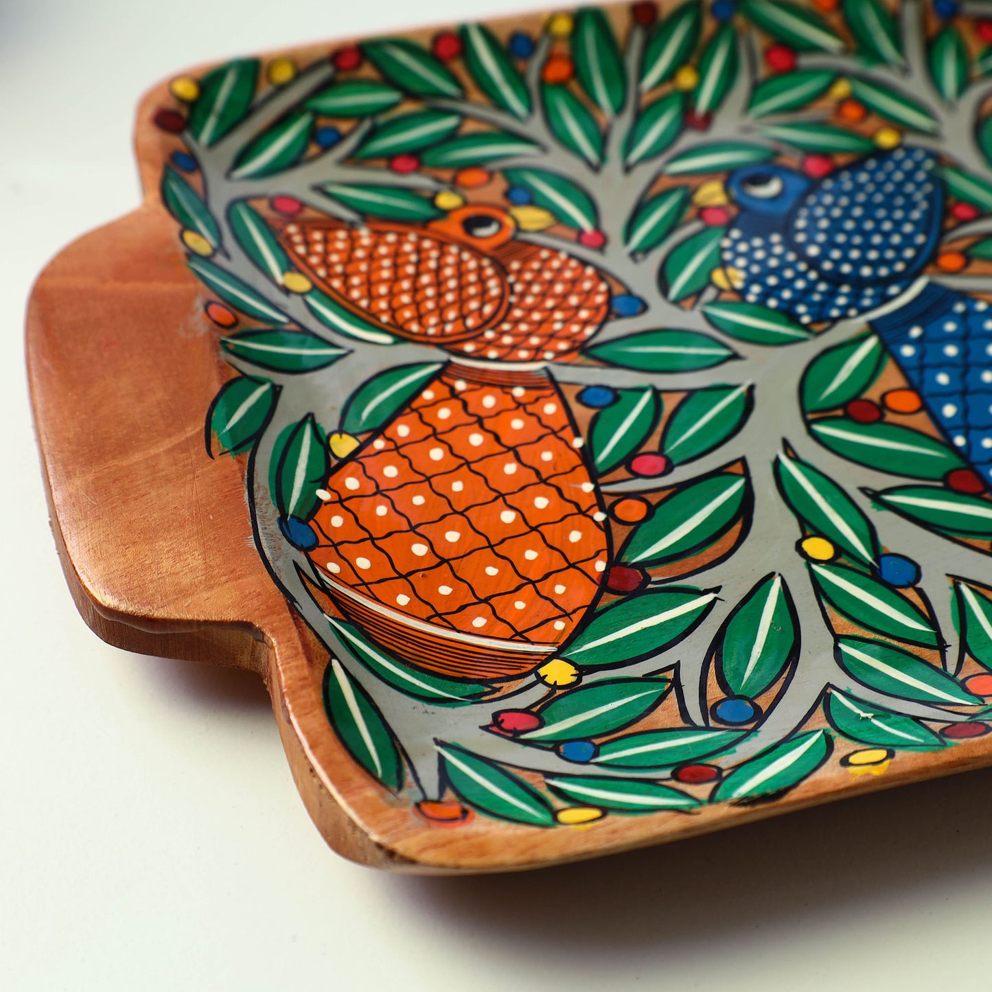 Hand Painted Wooden Tray