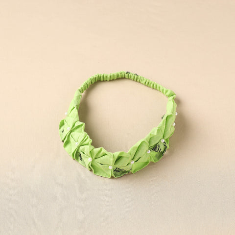  Handmade Cotton Elastic Pearl Headband
