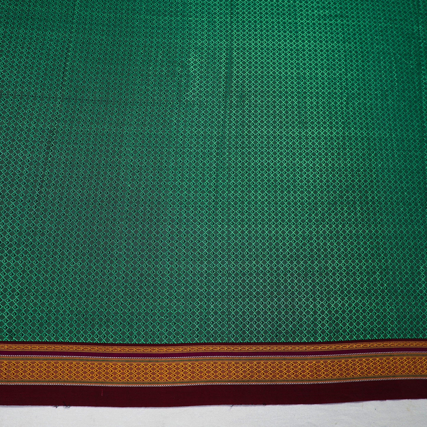 Green - Khun Weave Cotton Blouse Piece 34