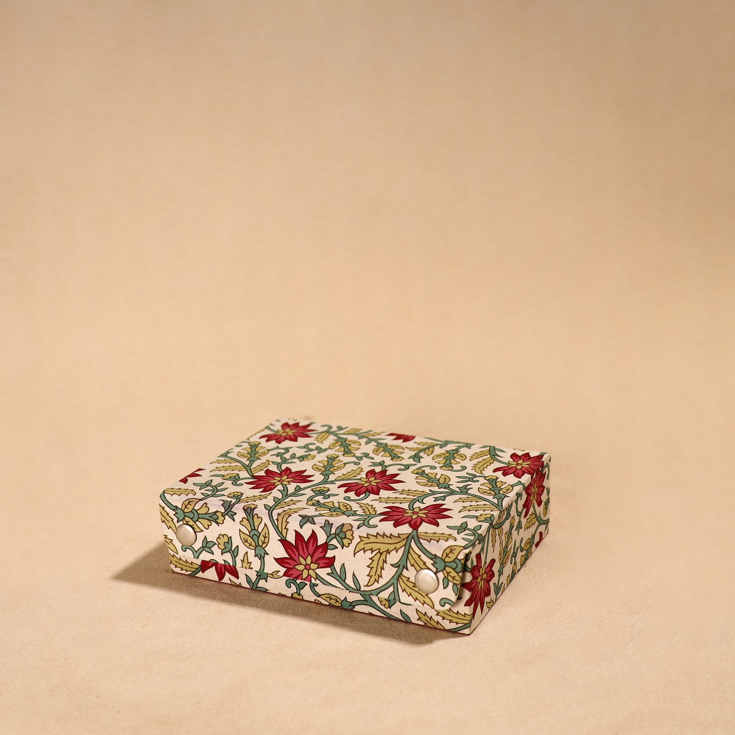 Floral Printed Handcrafted jewellery Box (7 x 5 in) 23