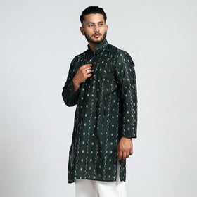 Buy Sambalpuri Ikat Weave Cotton Men Long Kurta Online at iTokri.com
