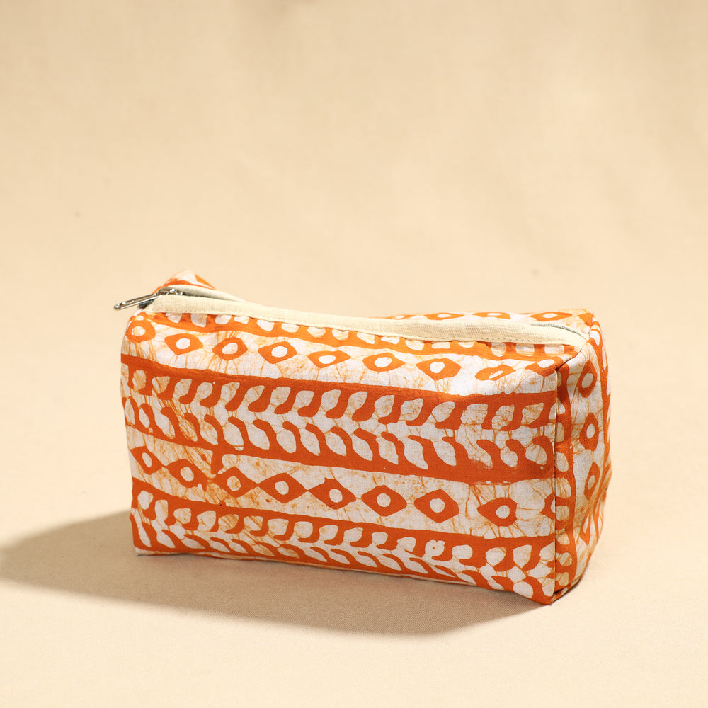 cotton toiletry pouch