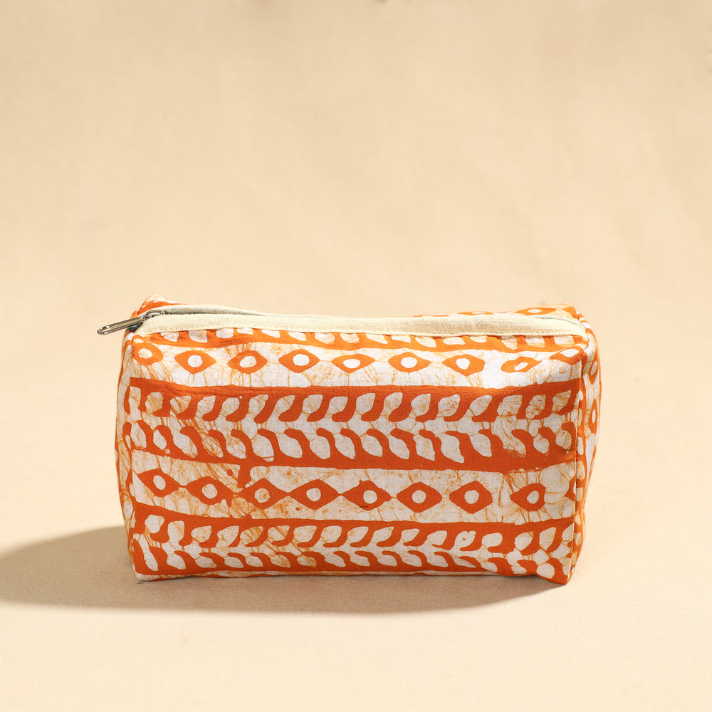 cotton toiletry pouch