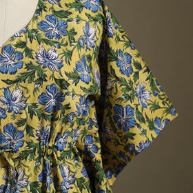 Sanganeri Block Print Cotton Kaftan (Short)