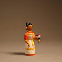 Pot Lady - Etikoppaka Handcrafted Wood Decor Item 08