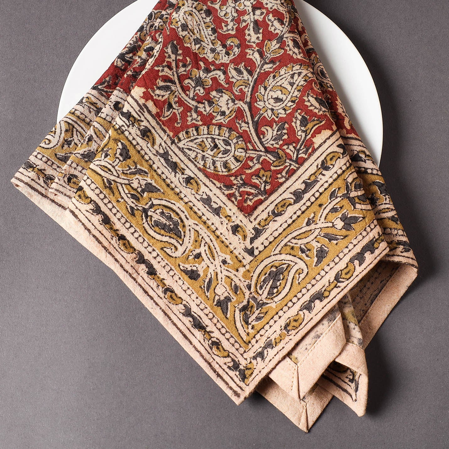 Block Printed Cotton Napkins