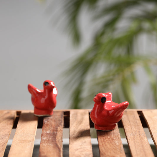 Bird - Handcrafted Ceramic Toys (Set of 2)