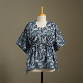 Sanganeri Block Print Cotton Kaftan (Short)