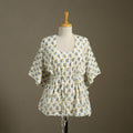 Sanganeri Block Print Cotton Kaftan (Short)