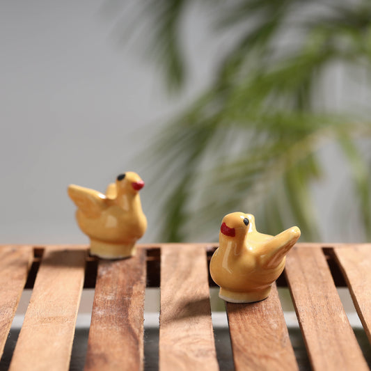 Bird - Handcrafted Ceramic Toys (Set of 2)